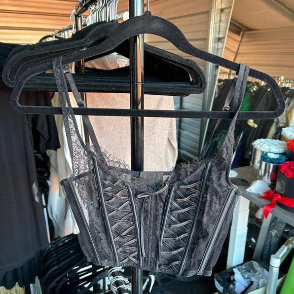 Victoria’s Secret Unlined Lace Up Corset Top - Picture 4 of 6